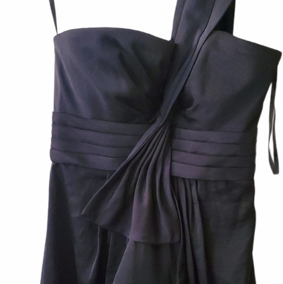 NWT BCBG Max Azria Palais Dress One Shoulder - Picture 9 of 11